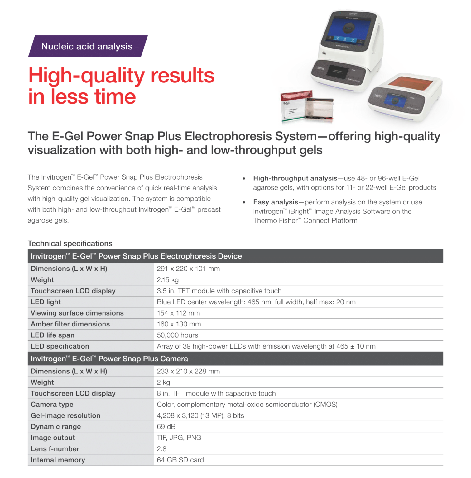 Introducing the Invitrogen™ EGel™ Power Snap Plus Electrophoresis